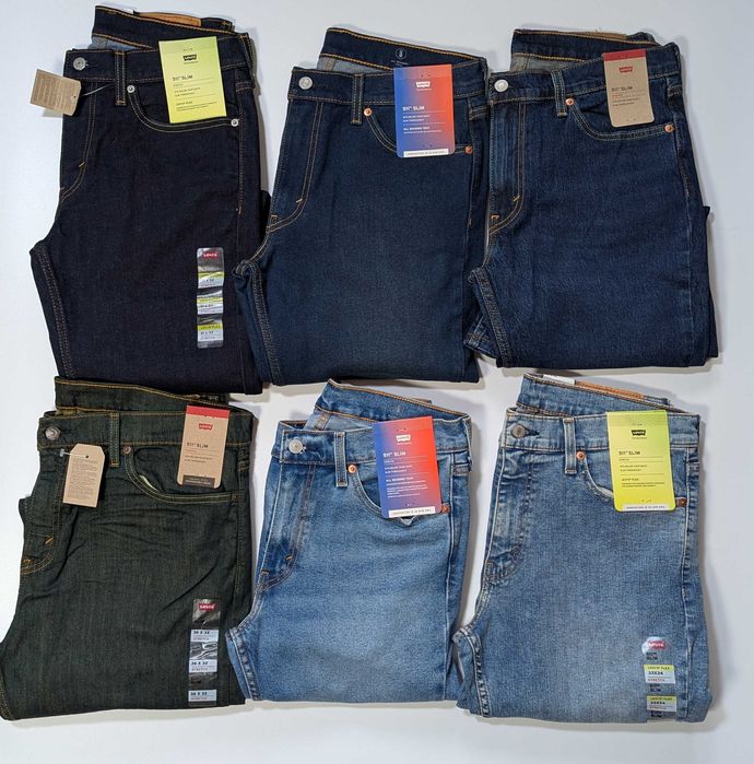Джинсы  Levis 501, 502, 505,511. 512 ,513 оригинал