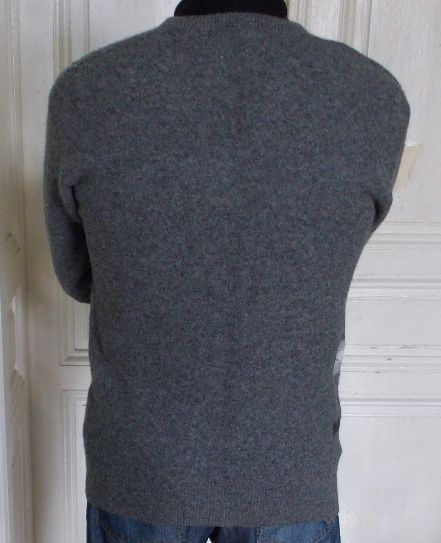 Теплый мужской шерстяной свитер полувер, Bogner,48-50 р