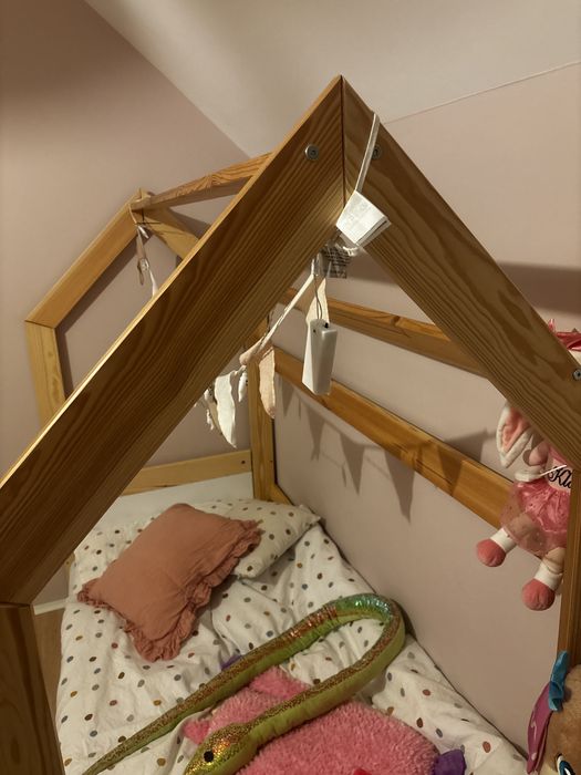 Łóżko dziecięce Domek z materacem 160x80