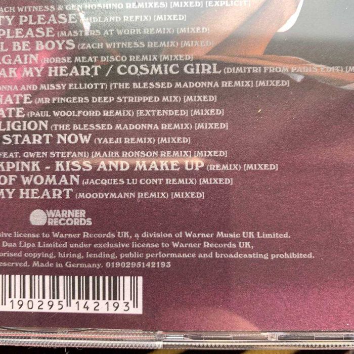 CD Dua Lipa – Future Nostalgia + Club Future Nostalgia Bonus Edition