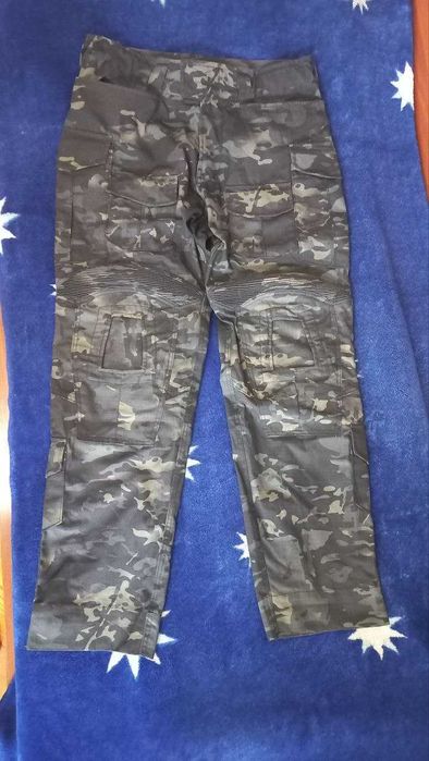 Штани з наколінниками IdoGear G3 Multicam Black