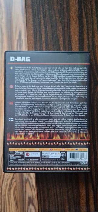 Europa w stanie wojny, Szeregowiec Ryan, 7 x Dvd, Dokument, Unikat !!!