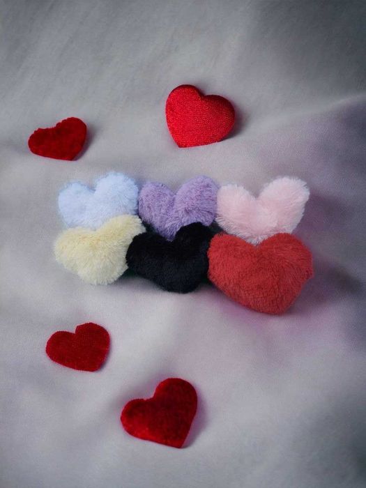 М'які плюшеві серця!