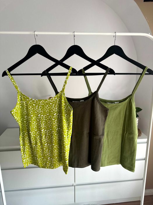 3 X Koszulka damska na ramiączkach top zestaw 44/46 LA REDOUTE TOG005