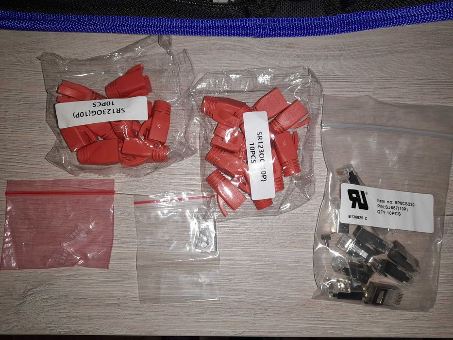 Promocja. Zestaw narzędzi sieciowych VCELINK, zaciskarka RJ45 z 20 złączami G1169