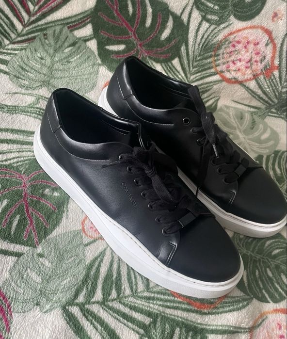 Calvin Klein LOW TOP LACE UP LTH. Męskie buty w rozmiarze 45