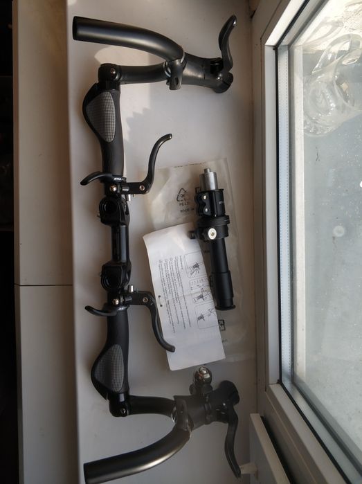 Руль баран гревел гірський 50см складний дуали тормозів під планетарку