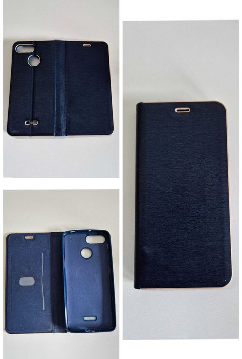 Etui na telefon Xiaomi Redmi – granatowe