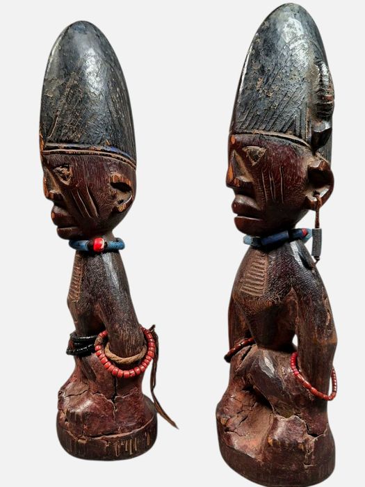 Casal de Ibejis. Yoruba. Nigeria. Arte africana.