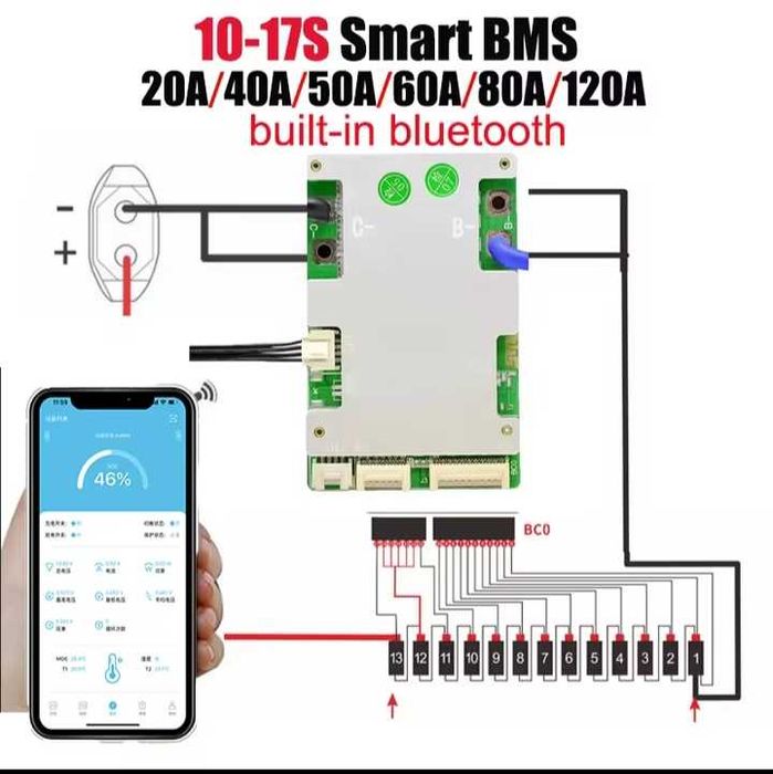 Плати BMS для акумулятора li-ion