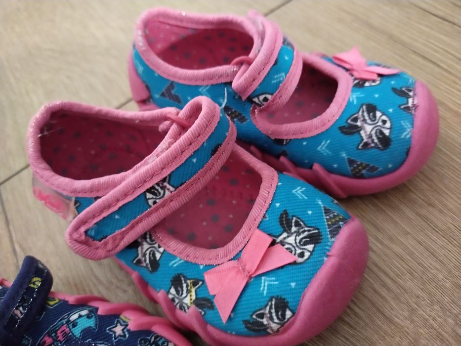 Kapcie Befado r. 19 do przedszkola pantofle