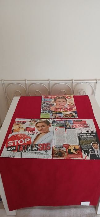 Capa Bravo Miley Cyrus + Artigo