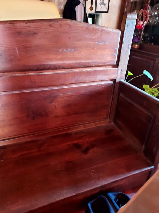 Banco antigo madeira maciça