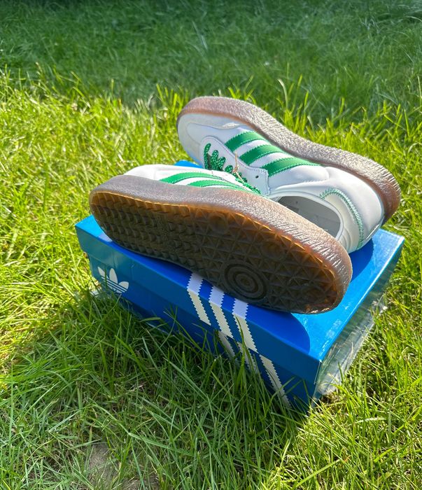 adidas SAMBAE White/Green r. 39 1/3 – nowe + pudełko