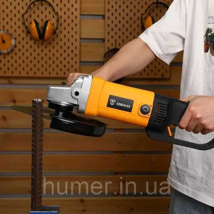 Кутова шліфувальна машина 230 мм болгарка DEKO 6400 об/хв, 2400 Вт