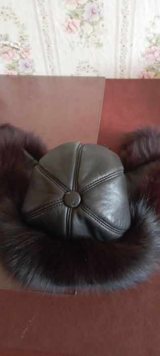 Шапка ушанка меховая