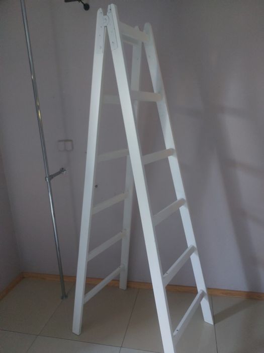 Drabina biała wystawa/expozycja
