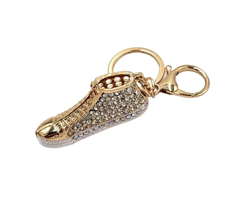 Brelok bucik cyrkonie do kluczy torebki plecaka