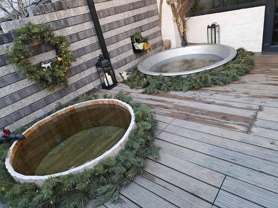 чан на дровах на вечір