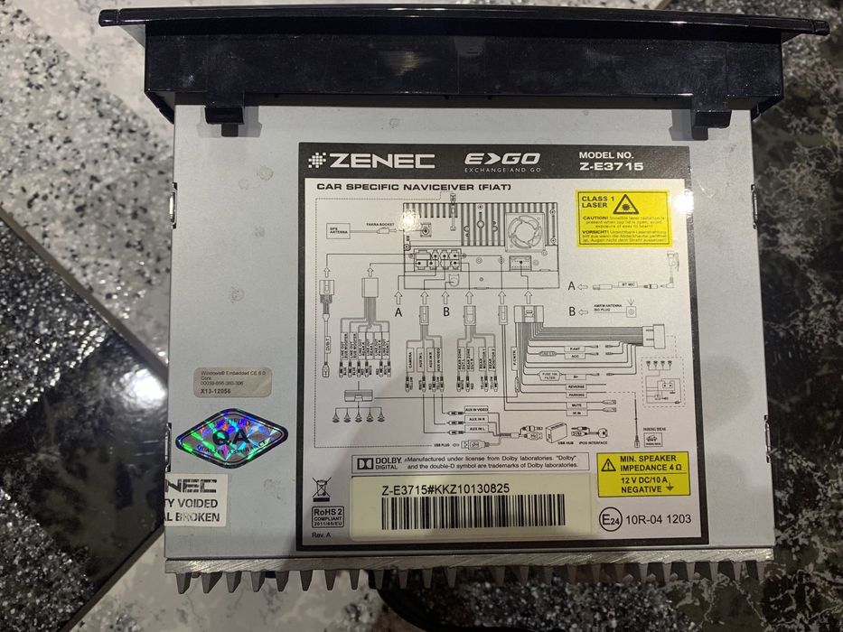 Продам автомагнітолу  Zenec MODEL NO ZE3715