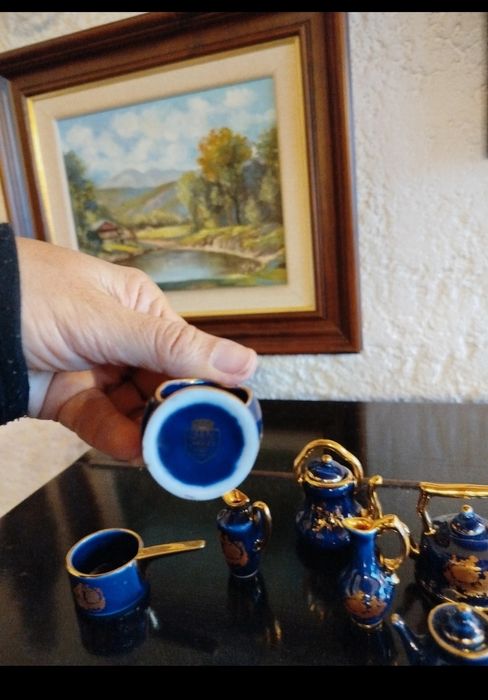 Conjunto de miniaturas de Limoges - França