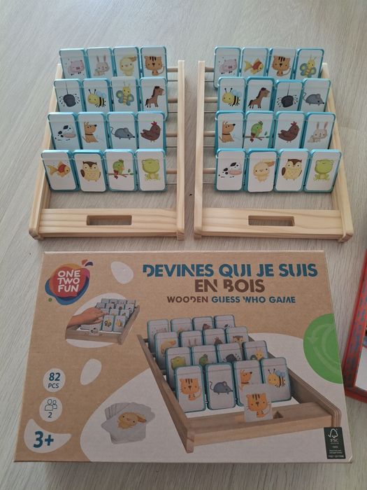 Zgadnij kto to drewniana gra 3+