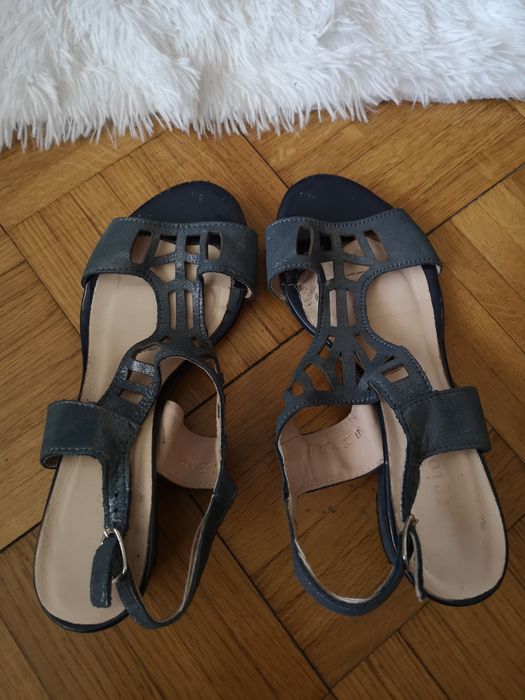 Sandały na koturnie Sergio Bardi