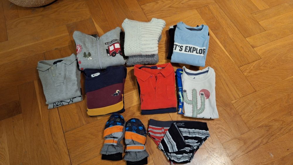 Paka ubranek dla chlopca 2-4 latka 98-104