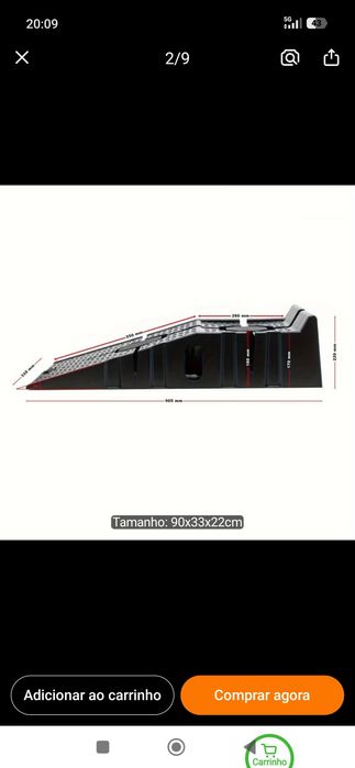Rampas auto 2,5t