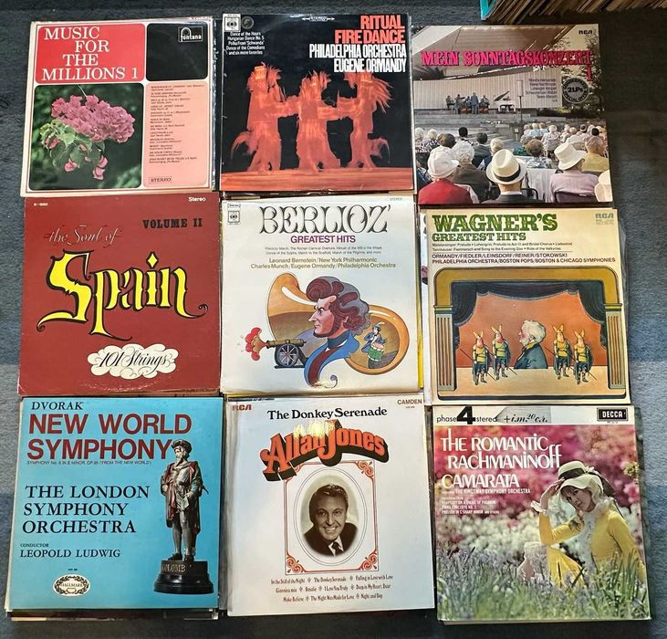 Lote 01 - 72 discos de vinil, Lp's - Musica Clássica