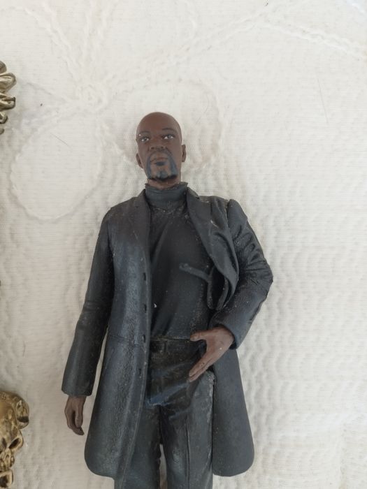 Figura de ação John Shaft da série Movie Maniacs 3 da McFarlane Toys,