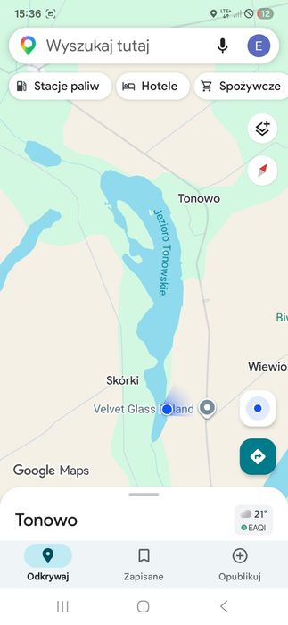 Dzialka nad jeziorem z linia brzegową - Widok 4