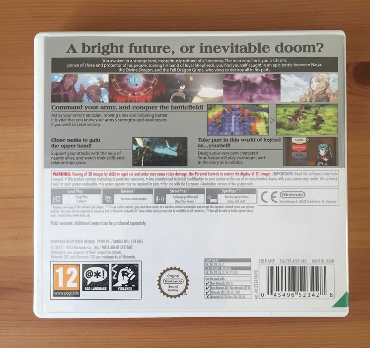 Fire Emblem Awakening 3DS | Stan Idealny | Kompletna (CIB) PAL