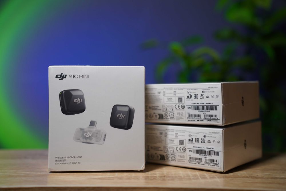 Мобільна версія • DJI Mic Mini Mobile Version (2 TX + 1 Mobile RX)