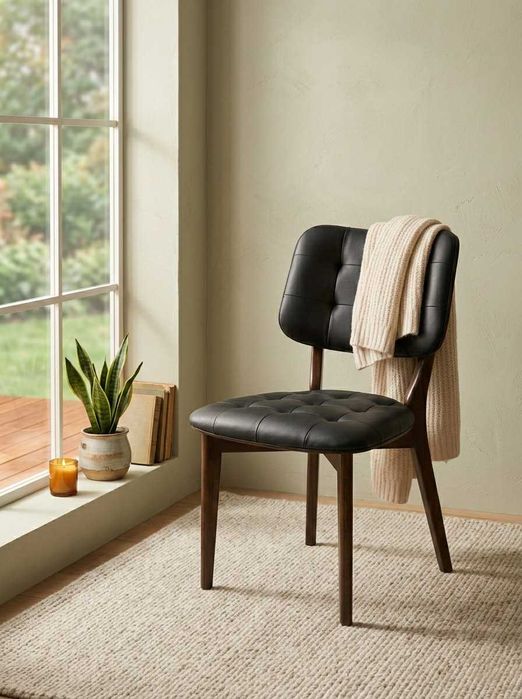 Cadeira com madeira á vista, limitado ao stock existente.