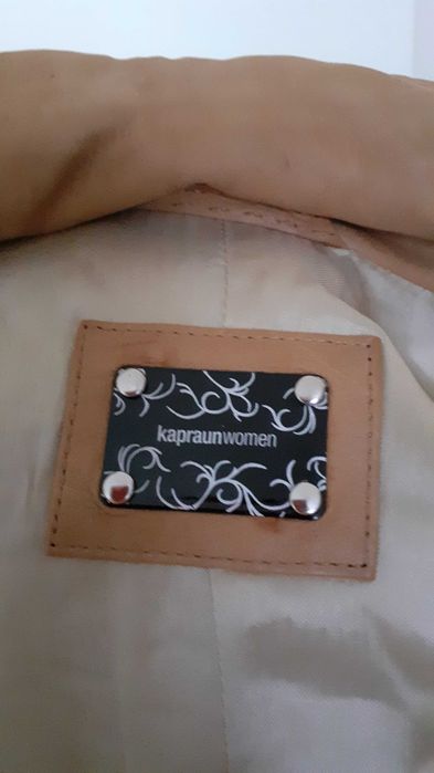 Kurtka skórzana z futrem