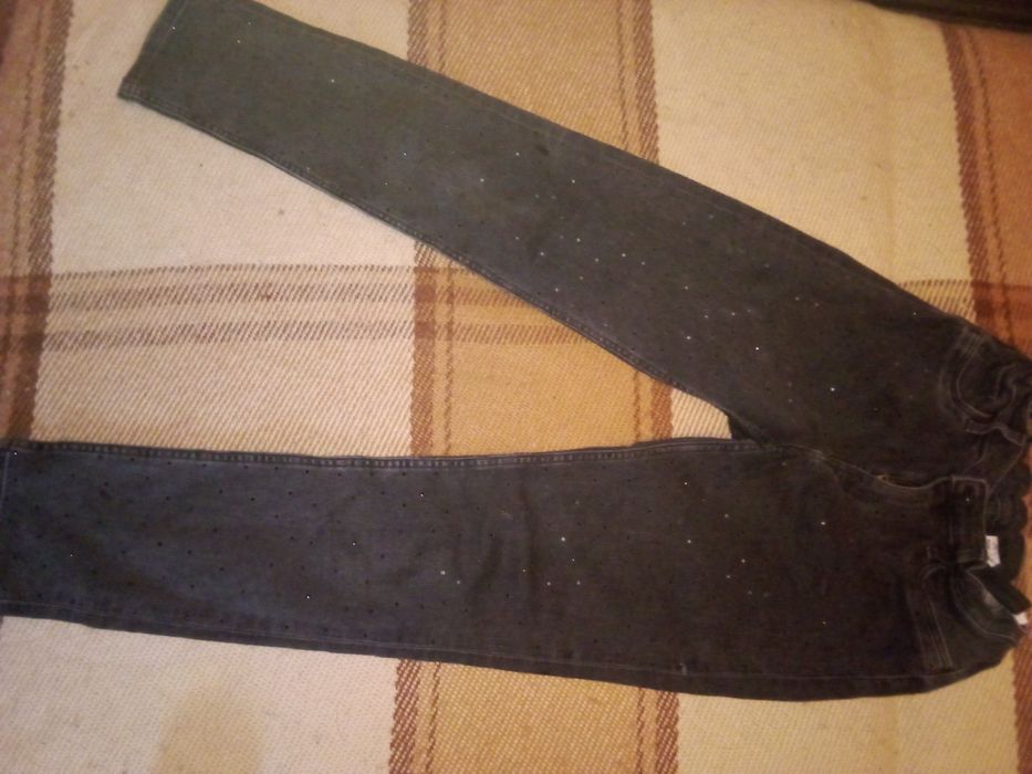 Джинсы широкие на девочку 11-12