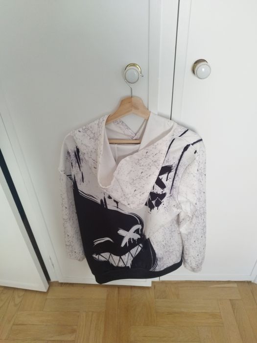 Sweat homem preto e branco