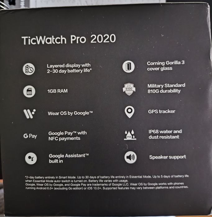 Ticwatch Pro 2020 Smartwatch64575425245827122