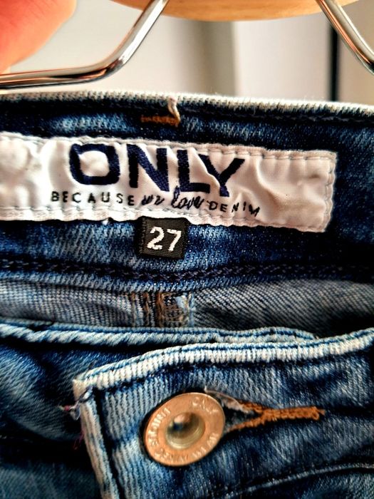 Spodnie jeansowe jeansy rurki Only rozmiar 27-S