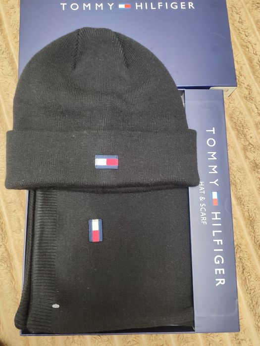 Оригінал набір шапка і шарф Tommy Hilfiger