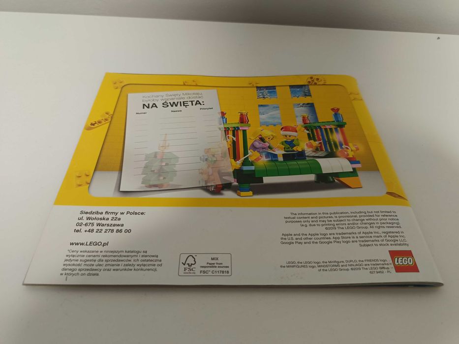 Katalog LEGO Lipiec - Grudzień 2019