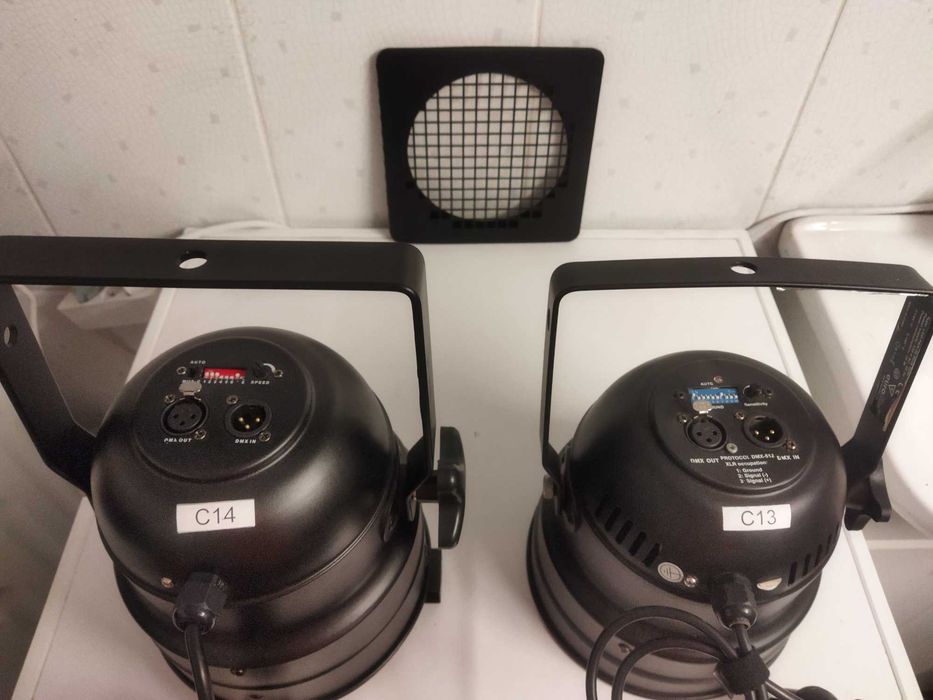 2x LED PAR 56 151x5mm RGB Spot