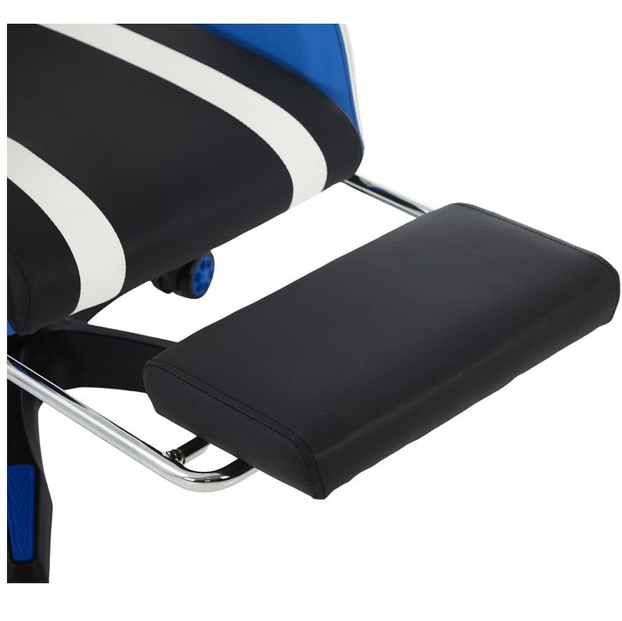 EXTREME R1 Blue - fotel gamingowy z poduszkami lędźwiową i pod kark