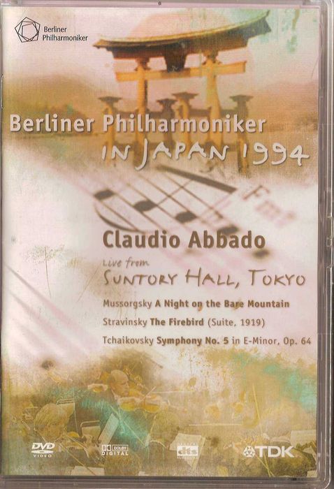 Dvd Berliner Philarmoniker In Japan - musical - Maestro Claudio Abbado