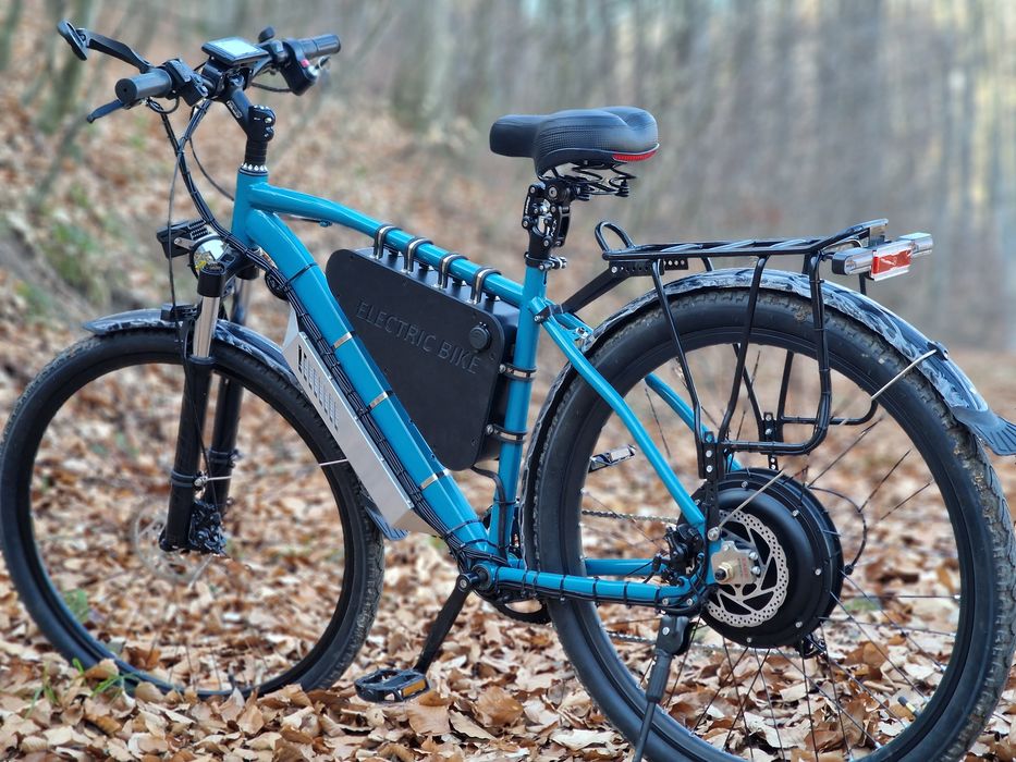 Мощный электро велосипед 1500Вт 48в 20Ач электровелосипед Ebike