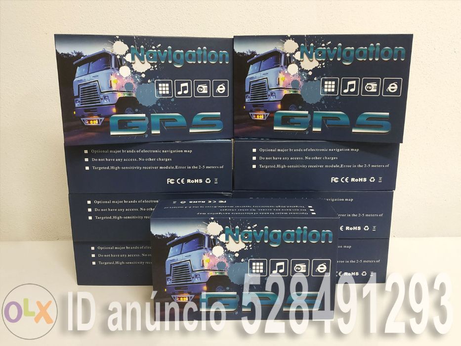 GPS 9 Profissional Truck/Camião Vers.Completa, EUROPA, LED USB