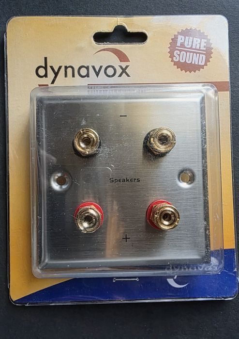 Teminais coluna audio Dynavox Hifi
