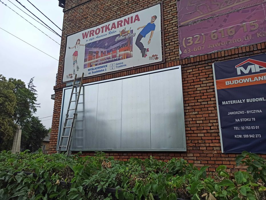 Tablica reklamowa billboard, panele, 504x238 TRANSPORT CAŁY KRAJ!!!