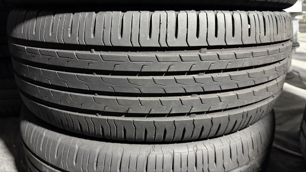 Літні б.у шини 215/55 R17  CONTINENTAL  Conti Eco Contatct 6 склад резини